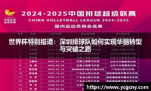 世界杯特别报道：深圳排球队如何实现华丽转型与突破之路