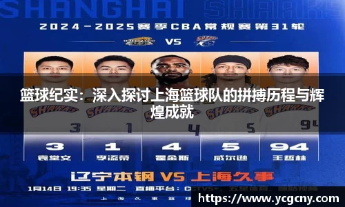 篮球纪实：深入探讨上海篮球队的拼搏历程与辉煌成就