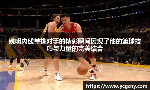 姚明内线单挑对手的精彩瞬间展现了他的篮球技巧与力量的完美结合