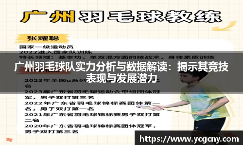 广州羽毛球队实力分析与数据解读：揭示其竞技表现与发展潜力